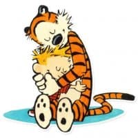 «Calvin and Hobbes» sticker set