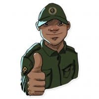 «military» sticker set