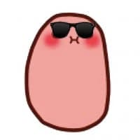 «kawaii potato» sticker set