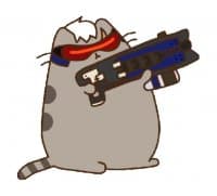 «Pusheen Overwatch» sticker set