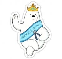 «IceBareBear» sticker set