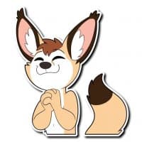 «Caracal» sticker set