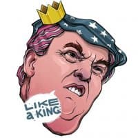 «Trump» sticker set