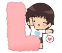 «Love» sticker set