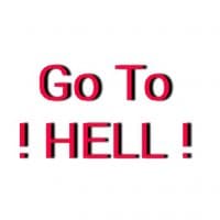 «HELL» sticker set