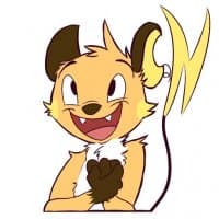 «Raichu» sticker set