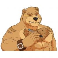 «Demi Bear» sticker set