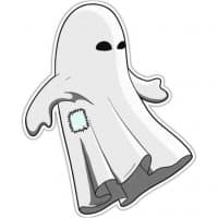«Ghost» sticker set