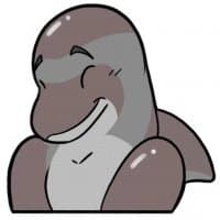 «Dolphin» sticker set