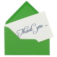 «thank memo» sticker set