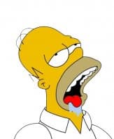 «ALRINCON.COM SIMPSONS» sticker set