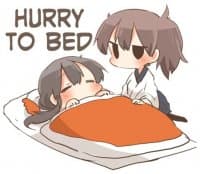 «Kancolle Sleep» sticker set