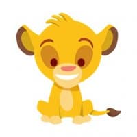 «Apple Lion King» sticker set