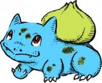 «Cute Little Pokémon» sticker set
