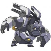 «Overwatch Winston Spray» sticker set