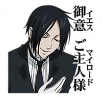 «kuroshitsuji» sticker set