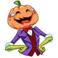 «Jack Pumpkin Head» sticker set