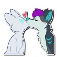 «MWAH» sticker set