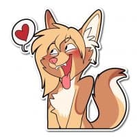 «Cas» sticker set