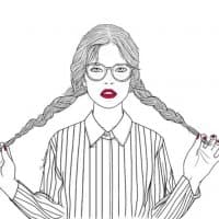 «Girls» sticker set
