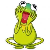 «Kermit the Frog @stickerex» sticker set
