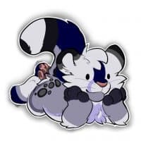 «CariFoxleopard» sticker set