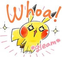 «Team Rascal Pikachu» sticker set