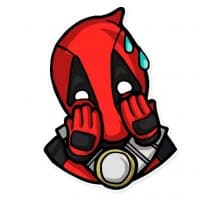«DEADPOOL» sticker set