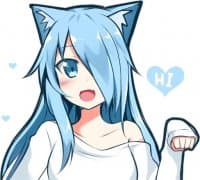 «Mukineko» sticker set