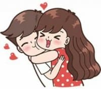 «Nub couple – kim, kutt» sticker set