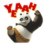 «Kung Fu Panda» sticker set