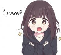 «Menhera-ĉan» sticker set
