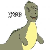 «Yee» sticker set