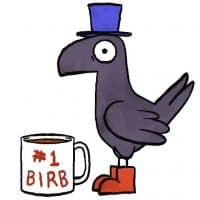«Birb by @BriMercedes» sticker set