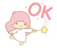 «Little Twin Stars Animated» sticker set