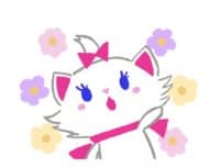 «Disney Marie (Soft)» sticker set
