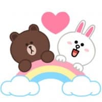 «LINE Characters: Pastel Cuties» sticker set