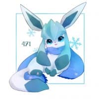 «Glaceon!» sticker set