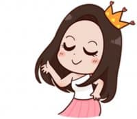 «Blackhair» sticker set