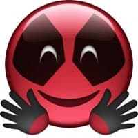 «Deadpool emojis» sticker set