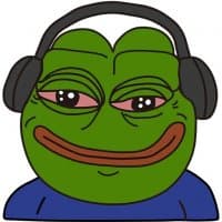 «Music pepe» sticker set