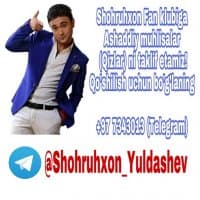 «Shohruhxon» sticker set