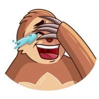 «Lazybones» sticker set