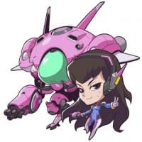 «Overwatch Cute» sticker set