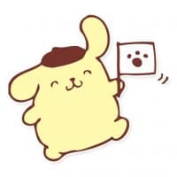 «pompompurin» sticker set