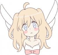 «An angel of a girl» sticker set