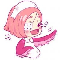 «Nurse Octopia» sticker set