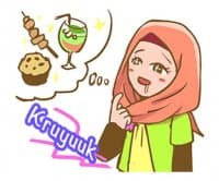 «Euis Ramadhan @tikelku» sticker set