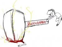 «Ban» sticker set