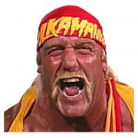 «Hulk Hogan» sticker set